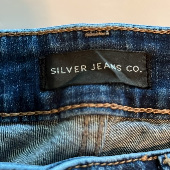 Silver Jeans Suki Skinny Crop Mid Rise Size 25 - Picture 10 of 16